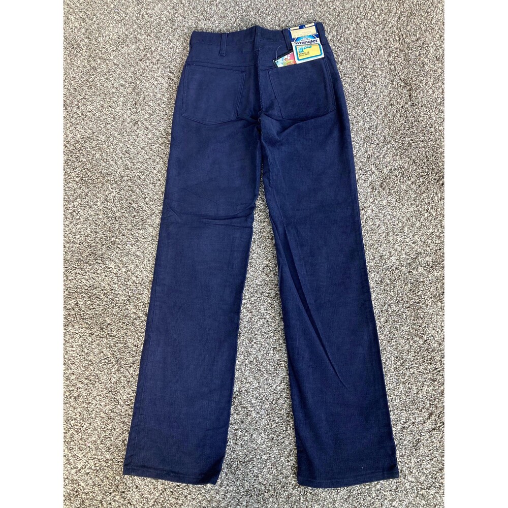 Deadstock 70s Vintage Wrangler USA Made Corduroy Jeans Straight Talon Zip NOS NW